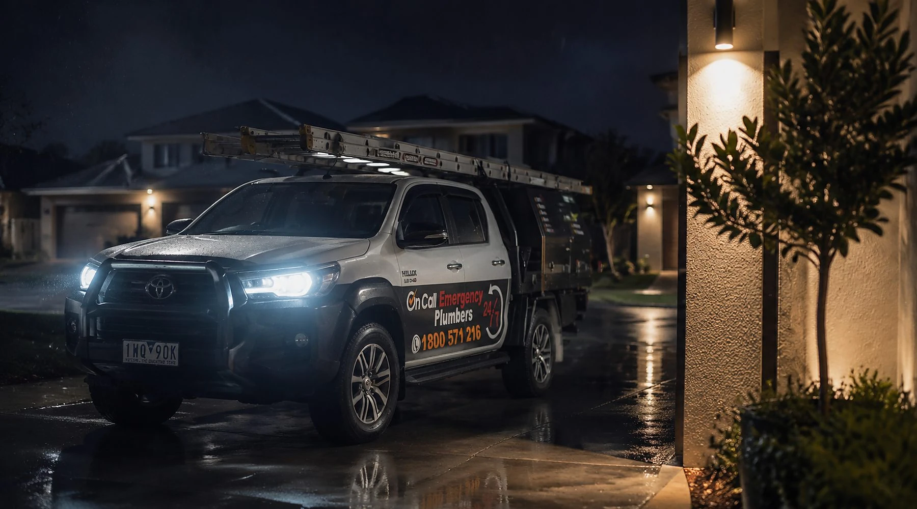 24-hour emergency plumber attending a Frankston property