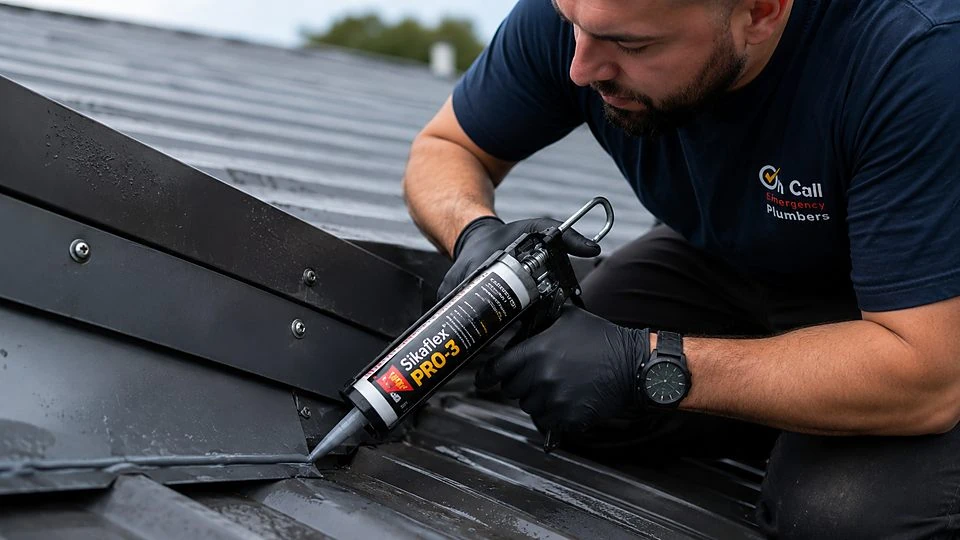 Roof leak repair in Frankston